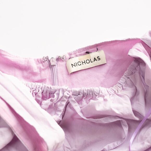 100% Cotton Nicholas Betty Dress - Size 12 - Picture 4 of 8